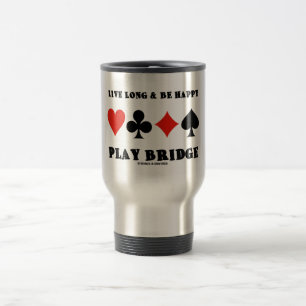 Mug De Voyage Long vivant et soit pont heureux de jeu (quatre