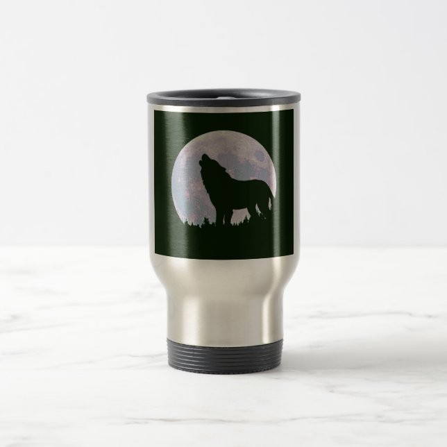 Mug De Voyage loup et lune (Centre)