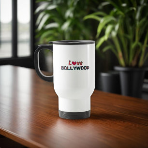 MUG DE VOYAGE "LOVE BOLLYWOOD" APPRÉCIATION DE LA CINÉMA INDIENN
