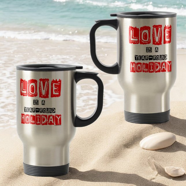 Mug De Voyage Love Holiday (design on both sides of handle)