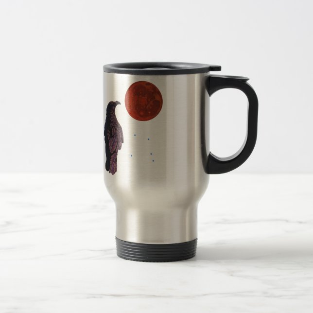 Mug De Voyage Lune de corneille (Droit)