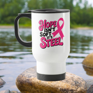 Mug De Voyage Lutte contre le cancer du sein Survivant du guerri