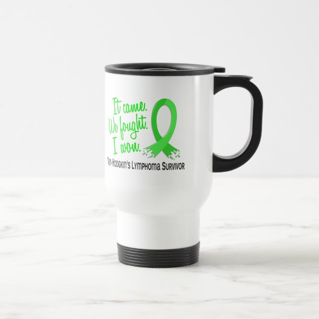 Mug De Voyage Lymphome non Hodgkinien du survivant 11 (Droite)