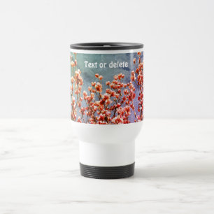 Mug De Voyage Magnolia Blossoms Blue Sky Floral Art Personnalisé