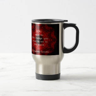 Mug De Voyage Mahatma Gandhi Sagesse Dire action