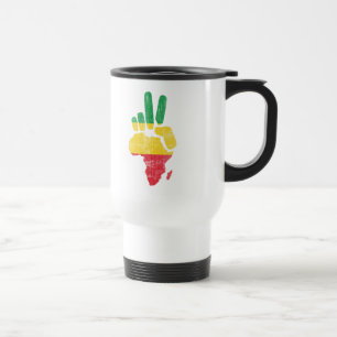 Mug De Voyage main de paix du Darfour Afrique