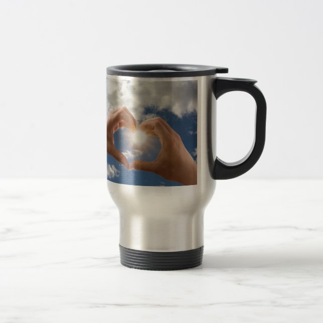 Mug De Voyage Mains d'amour (Droit)