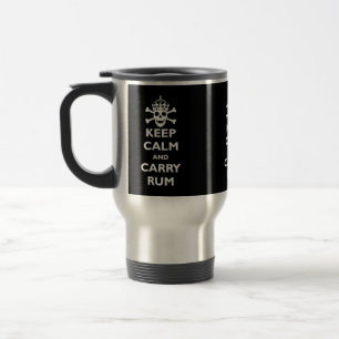 Mug De Voyage Maintenez calme et portez le rhum