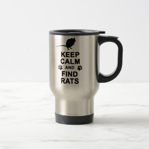 Mug De Voyage Maintenez les rats calmes et de découverte