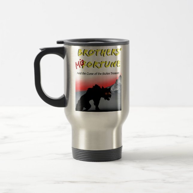 Mug de voyage malheureux des frères (Gauche)