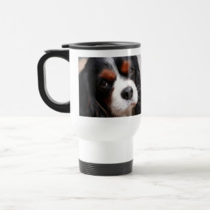 Mug De Voyage Maman cavalière d'épagneul du Roi Charles