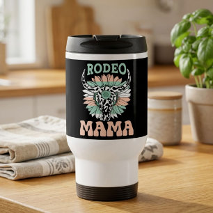 Mug De Voyage Maman Cowgirl de Rodéo Fête des Mères Western Un