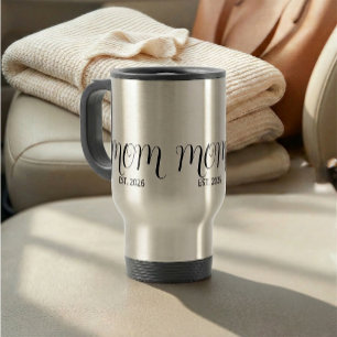 Mug De Voyage Maman établie écriture noire Cadeau de nouvelle ma