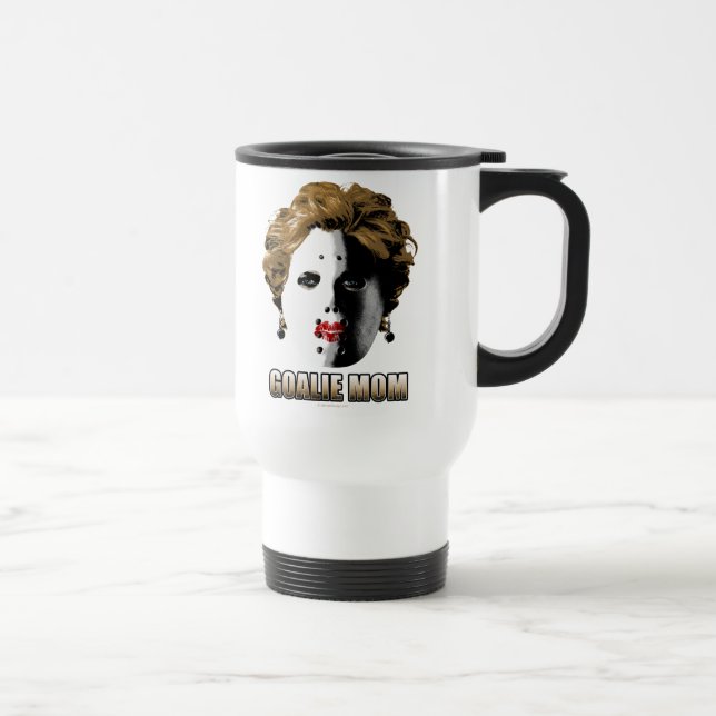 Mug De Voyage Maman gardien de hockey (Droite)
