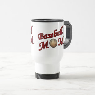 Mug De Voyage Maman mignonne de baseball 