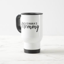 Maman Personnalisée Blanc