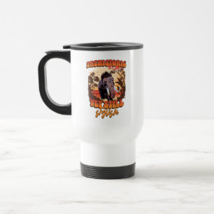 Mug De Voyage Mammouth Rétro Humoristique Préhistorique et Stylé