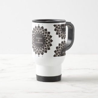 Mug De Voyage mandala d'équilibre et d'harmonie