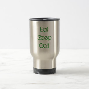 Mug De Voyage Mangez le golf de sommeil