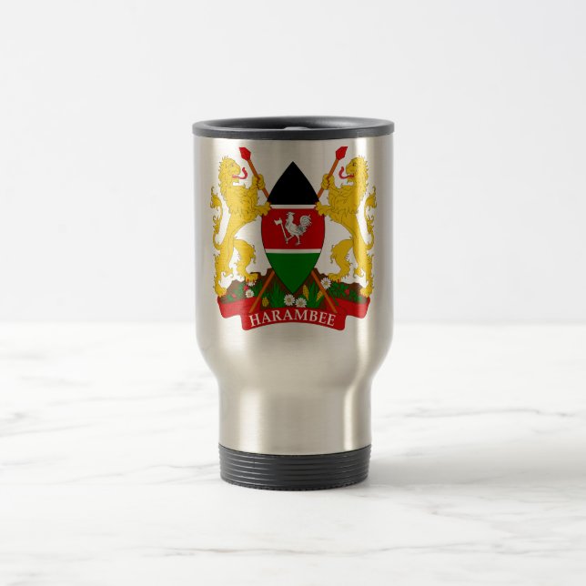 Mug De Voyage Manteau du Kenya des bras (Centre)