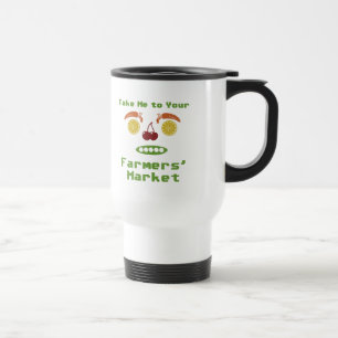 Mug De Voyage Marché d'agriculteurs