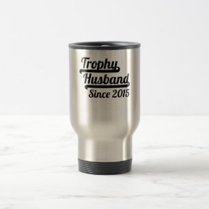 Mug De Voyage Mari de trophée depuis 2015