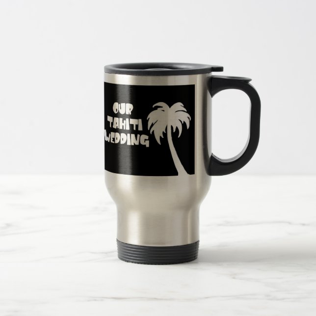 Mug De Voyage Mariage Tahiti (Droit)