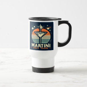 Mug De Voyage Martini Space Travel Lift Off Logo