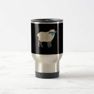 Mug De Voyage Masque simple à porter pour les moutons Cadeau a