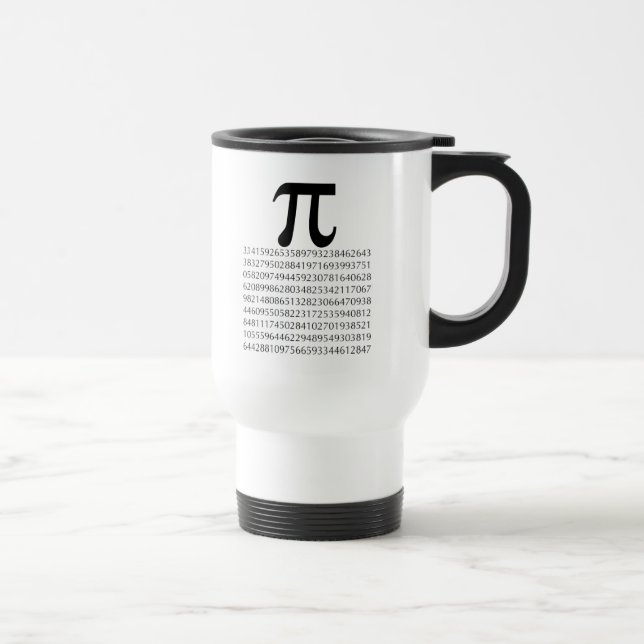 Mug De Voyage maths de pi (Droite)