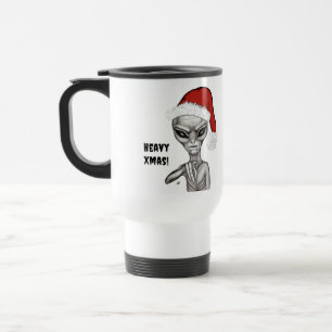 Mug De Voyage Mauvais Alien, Lourds Noël !