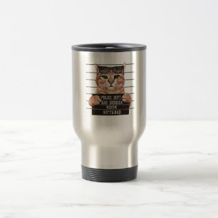 Mug De Voyage mauvaise conception du chat mignon design chats