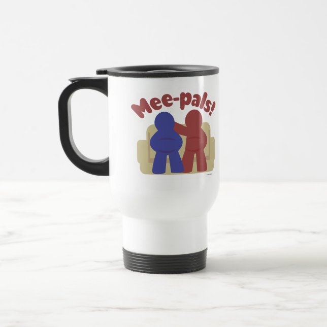 Mug De Voyage Mee Pals Cool Meeple Gamer Friends Logo (Gauche)