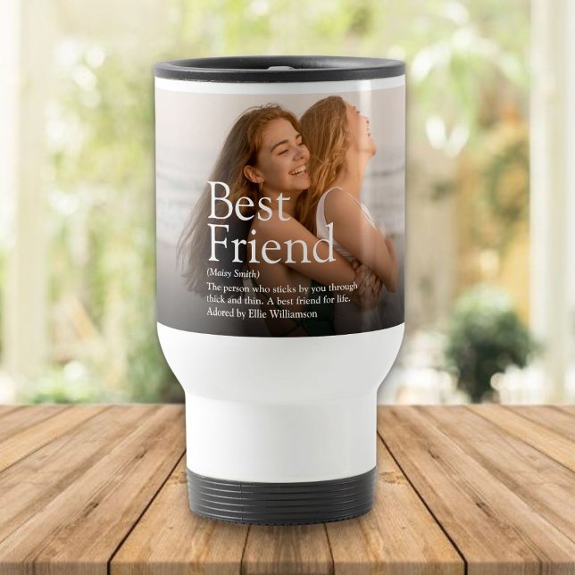 Mug De Voyage Meilleur ami BFF définition photo (Best Friend BFF Definition Photo Travel Mug)