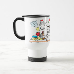 Mug De Voyage Meilleur Cadeau d'Appréciation pour Enseignant Nom