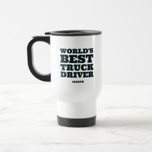 Mug De Voyage Meilleur Chauffeur de Camion du Monde Personnalisé