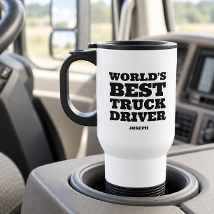 Mug De Voyage Meilleur Chauffeur de Camion du Monde Personnalisé