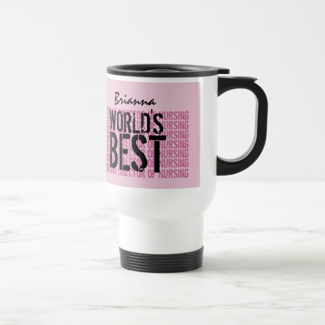Mug De Voyage Meilleur directeur adjoint du service infirmier V0 (Droite)
