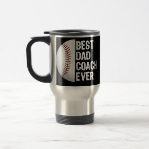 Mug De Voyage Meilleur entraîneur papa toujours Drôle de basebal