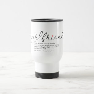 Mug De Voyage Meilleur Jamais Fille Définition Script Amour Coeu