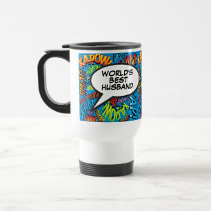 Mug De Voyage Meilleur Mari du monde amusant Comique Cool modern