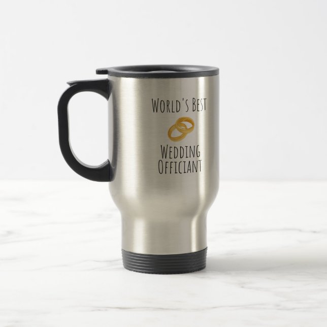 Mug De Voyage Meilleur Mariage officiel du monde - Merci Gift Co (Gauche)
