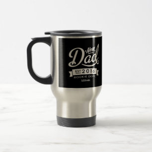 Mug De Voyage Meilleur nouveau père sombre 2016