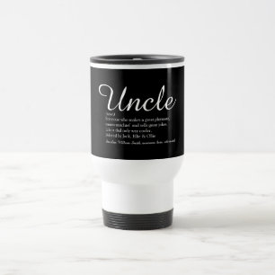 Mug De Voyage Meilleur Oncle du Monde Tonton Définition Amusante