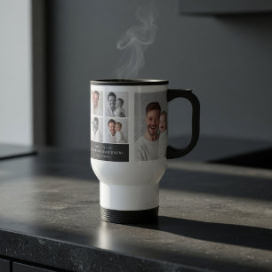 Mug De Voyage Meilleur Papa du Monde Photo Personnalisée