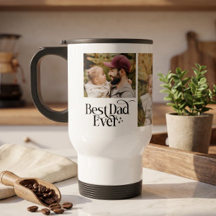 Mug De Voyage Meilleur Papa Personnalisé avec Photo