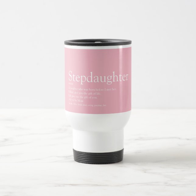 Mug De Voyage Meilleur Stepgirl Définition Girly Pink (Centre)