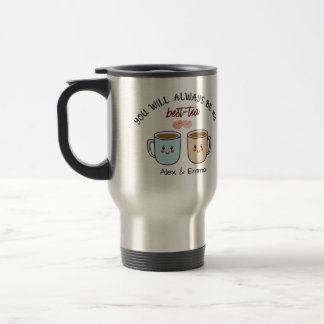Mug De Voyage Meilleur-Thé Couple Personnalisé  