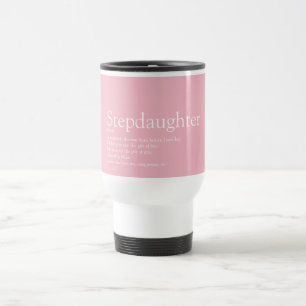 Mug De Voyage Meilleure belle-fille du monde Définition Rose Fém