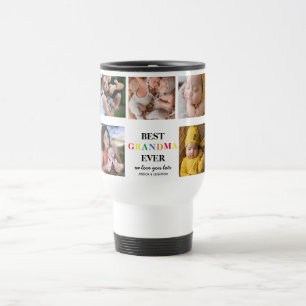 Mug De Voyage Meilleure grand-mère Collage photo mignon